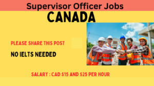 Supervisor Officer Jobs Canada